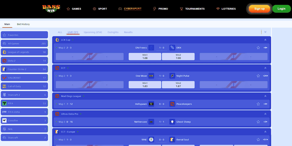 The Online Game Collection at Bass Win Gambling Establishment